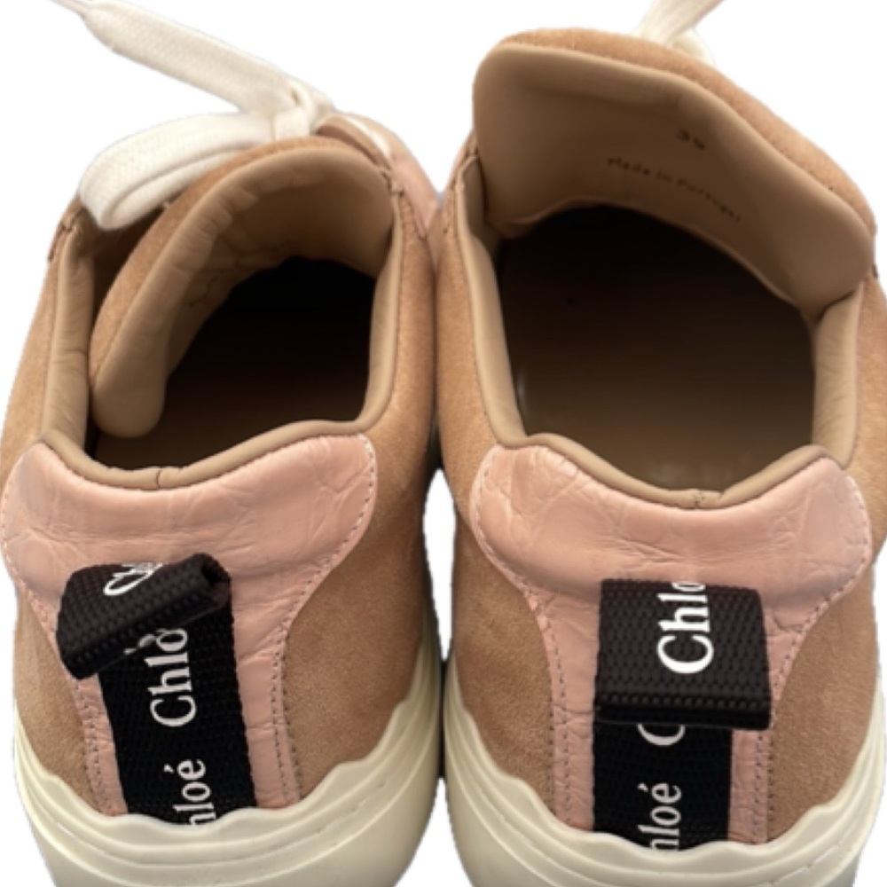 Chloe Lauren Platform Suede Sneakers - Picture 2 of 5